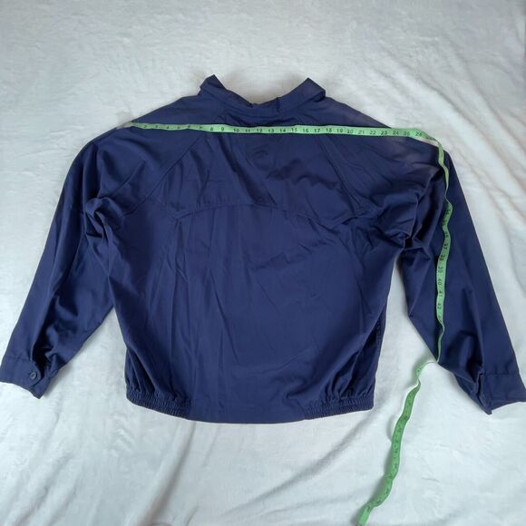 The Mens Store Jacket Mens XL Navy Cotton Casual Long Sleeve Pockets Full Zipper - Picture 4 of 6